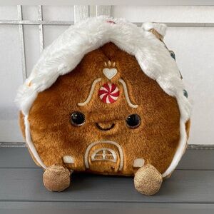 New FAO Schwarz Glow Brights Plush LED with Sound Gingerbread House